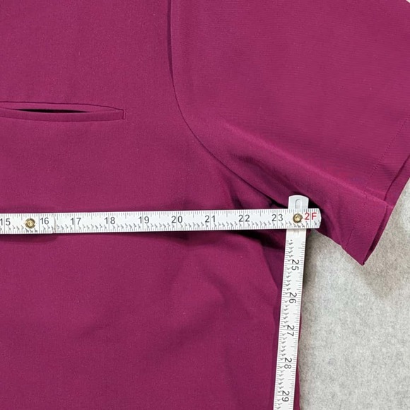 Mandala Scrub Tops Lot 3 Equa-Tek One Pocket Purple Lavender Gray Womens 2XL - Picture 8 of 16